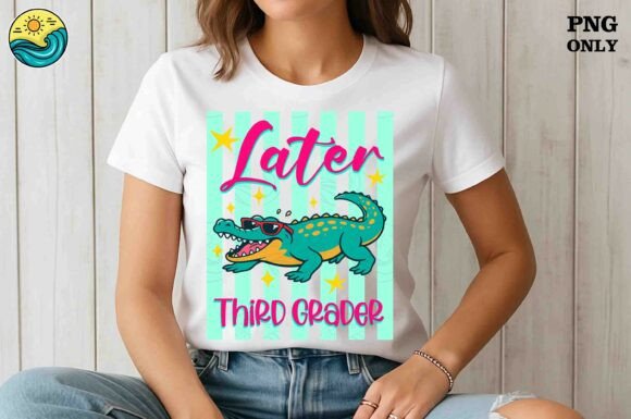 A Designer's Practical Take on the Later Third Grader Alligator Stripes PNG