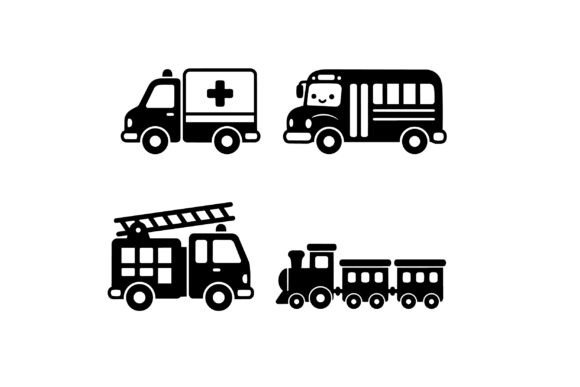 A Practical Look at Cute Kids Vehicle Clipart for Embroidery