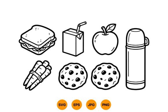 A Real Designer's Take on the Cute Lunchbox Clipart Pack