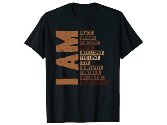 Black Woman Black History Month T-Shirt Review