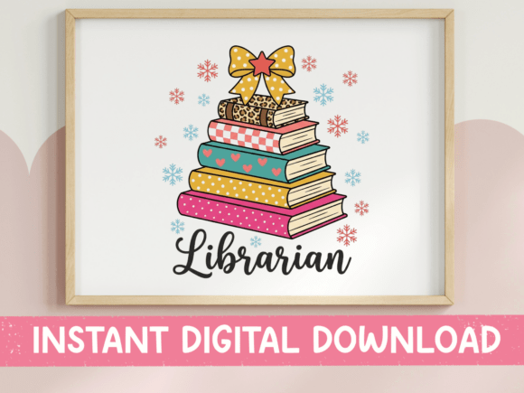 Christmas Librarian Book Stack Tree: A Stitcher's Take
