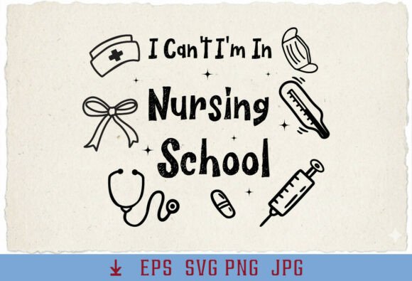 Coquette Nurse I Can’t I’m in Nursing Sc: A Real Stitch Test