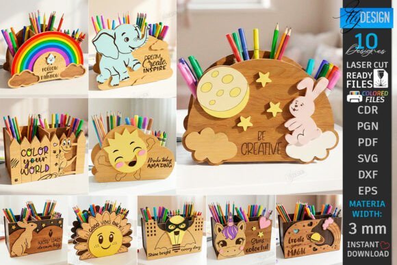 Desk Organizers Laser Cut Bundle: A Designer's Honest Review
