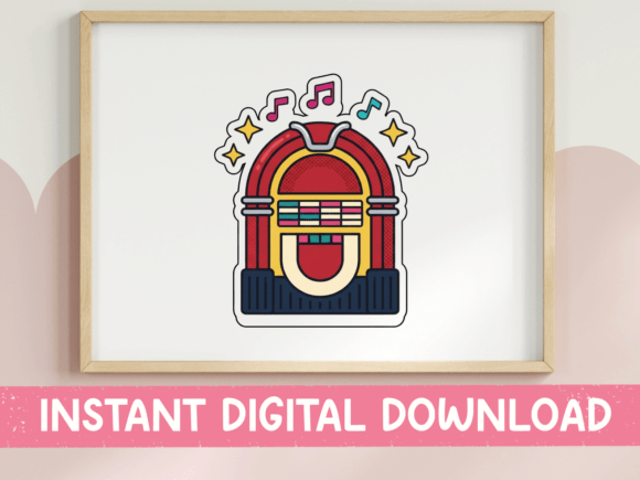 Embroidering a Classic: The Retro Jukebox Design in Practice