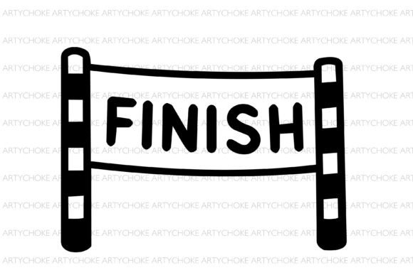 Finish Line Doodle Clipart: A Designer's Embroidery Review