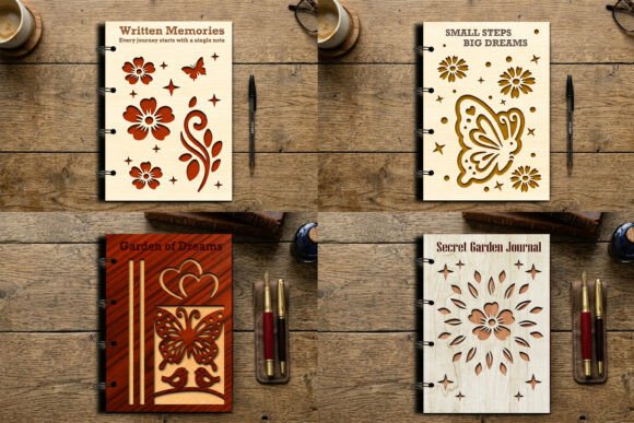 Laser Cut Notebook Cover SVG Bundle Review