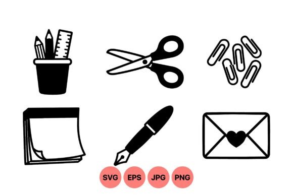 Office Stationery Icon Set: Embroidery Designer’s Review