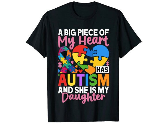Proud Autism Daughter Love T-Shirt: Embroidery Design Review