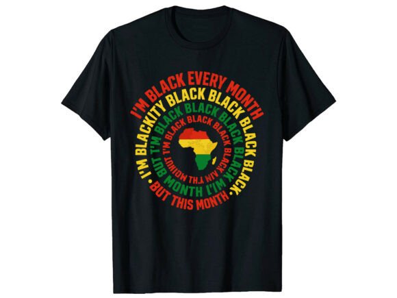 Proud Black History Month T-Shirt: Embroidery Design Review