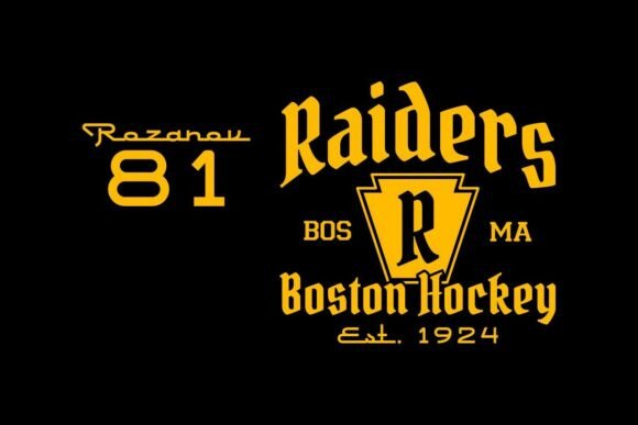 Raiders Bosma Boston Hockey Est. 1924 Review