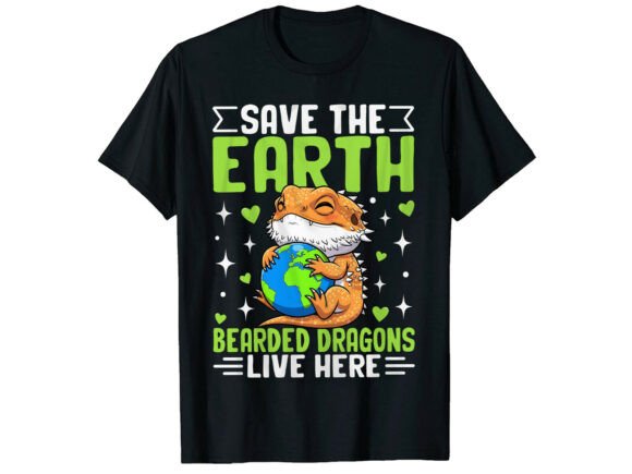Save Bearded Dragon Earth Day T-Shirt: A Stitcher's Honest Take